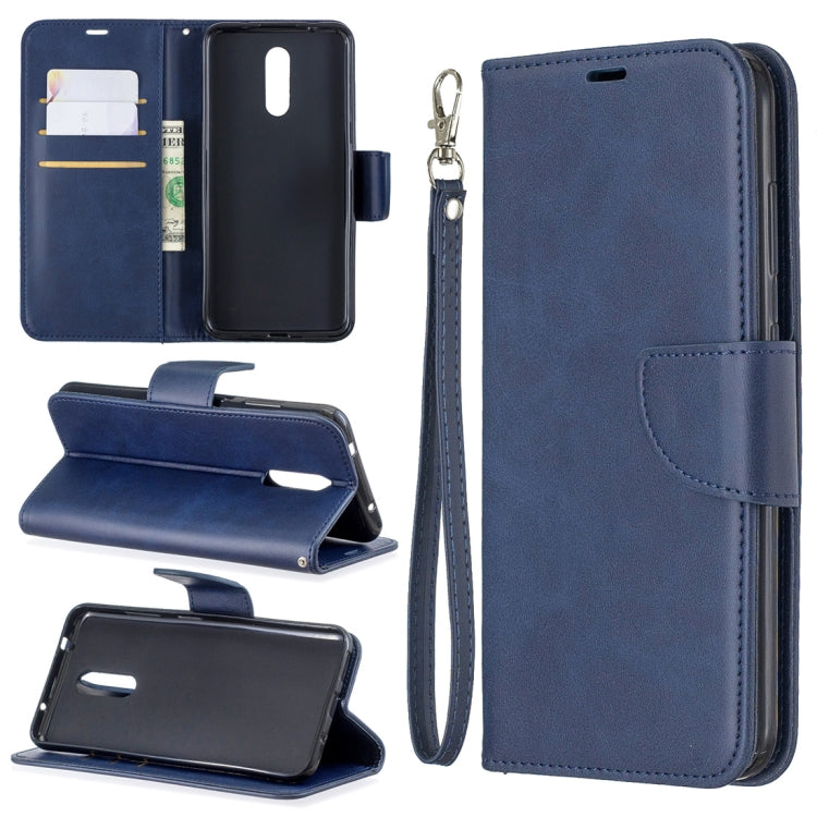 Retro Lambskin Texture Pure Color Horizontal Flip PU Leather Case with Holder & Card Slots & Wallet & Lanyard for Nokia 3.2