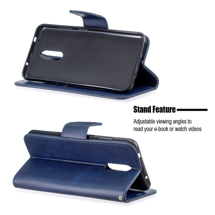 Retro Lambskin Texture Pure Color Horizontal Flip PU Leather Case with Holder & Card Slots & Wallet & Lanyard for Nokia 3.2