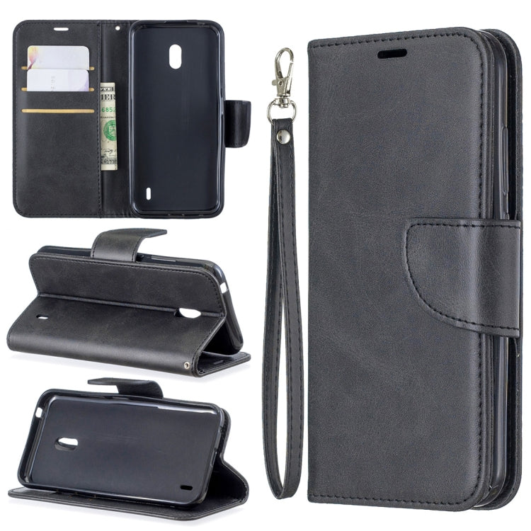 Retro Lambskin Texture Pure Color Horizontal Flip PU Leather Case with Holder & Card Slots & Wallet & Lanyard for Nokia 2.2
