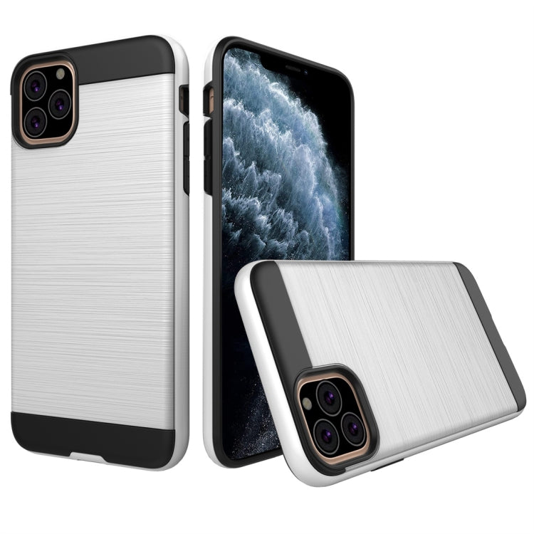 For iPhone 11 Pro Brushed Texture Shockproof Rugged Armor Protective Case