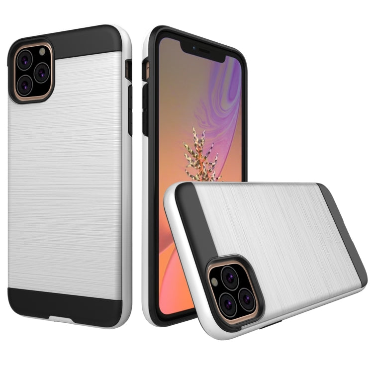 For iPhone 11 Pro Brushed Texture Shockproof Rugged Armor Protective Case