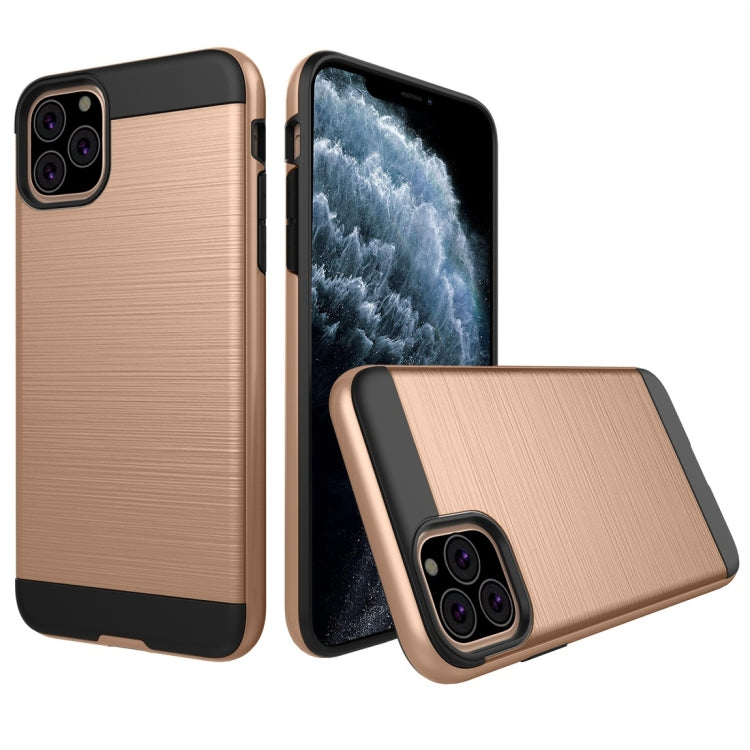 For iPhone 11 Pro Brushed Texture Shockproof Rugged Armor Protective Case