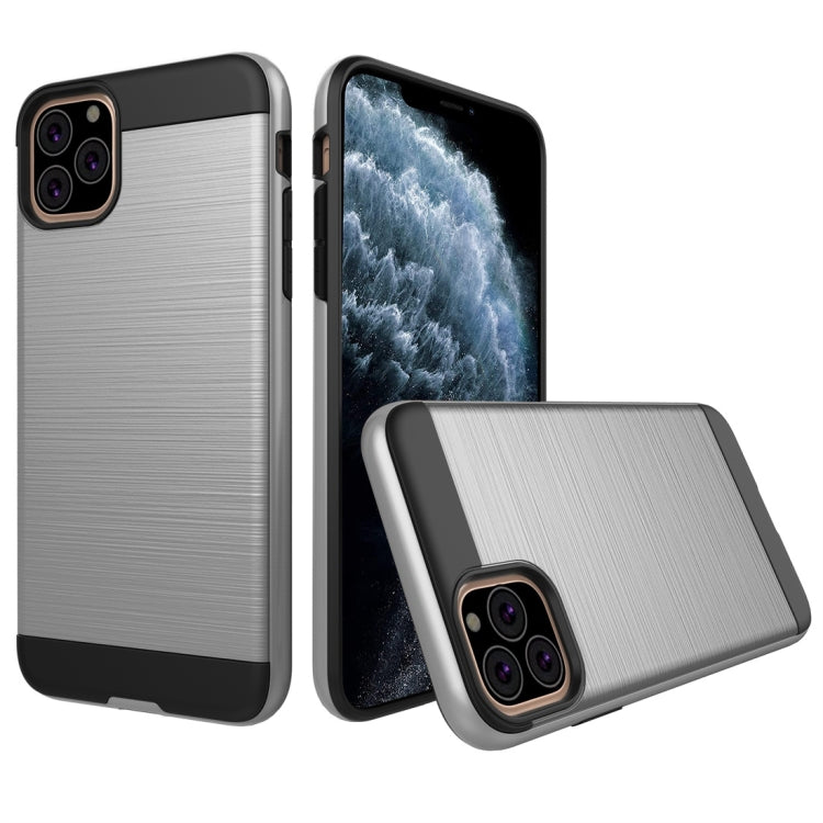 For iPhone 11 Pro Brushed Texture Shockproof Rugged Armor Protective Case