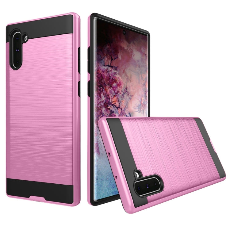 Brushed Texture Shockproof Rugged Armor Protective Case for Galaxy Note 10