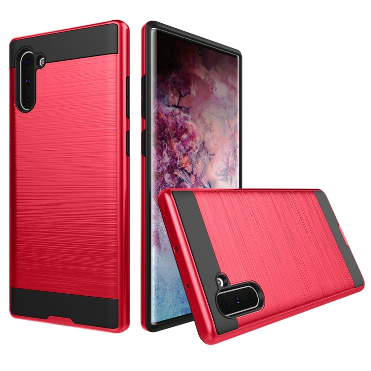 Brushed Texture Shockproof Rugged Armor Protective Case for Galaxy Note 10