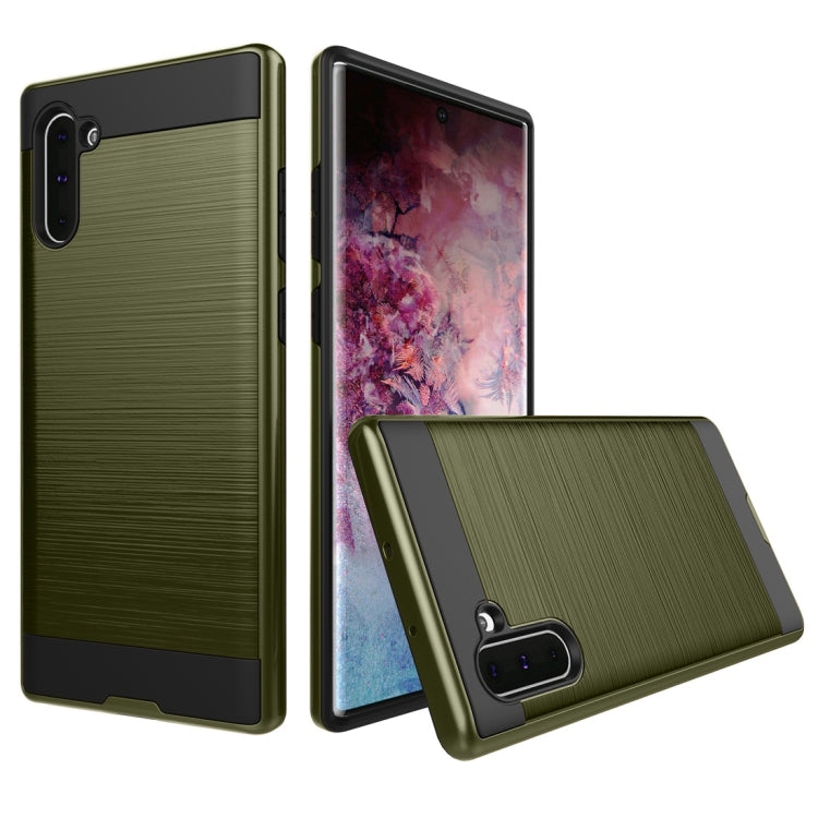 Brushed Texture Shockproof Rugged Armor Protective Case for Galaxy Note 10