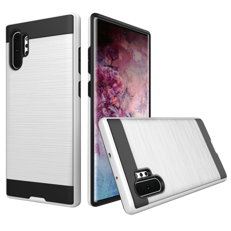 Brushed Texture Shockproof Rugged Armor Protective Case for Galaxy Note 10 Pro
