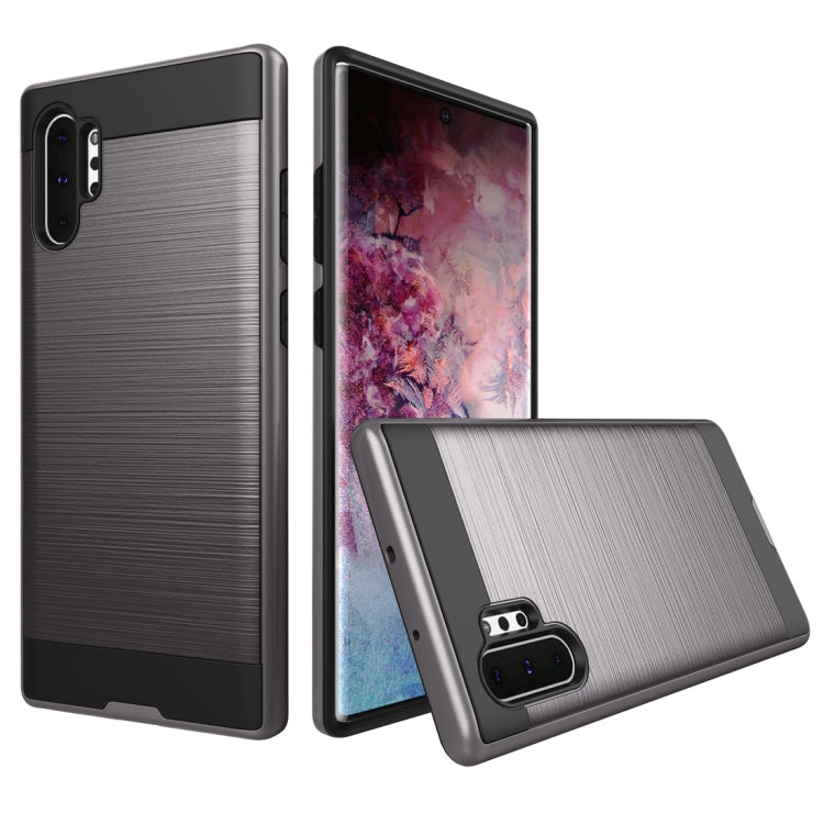 Brushed Texture Shockproof Rugged Armor Protective Case for Galaxy Note 10 Pro