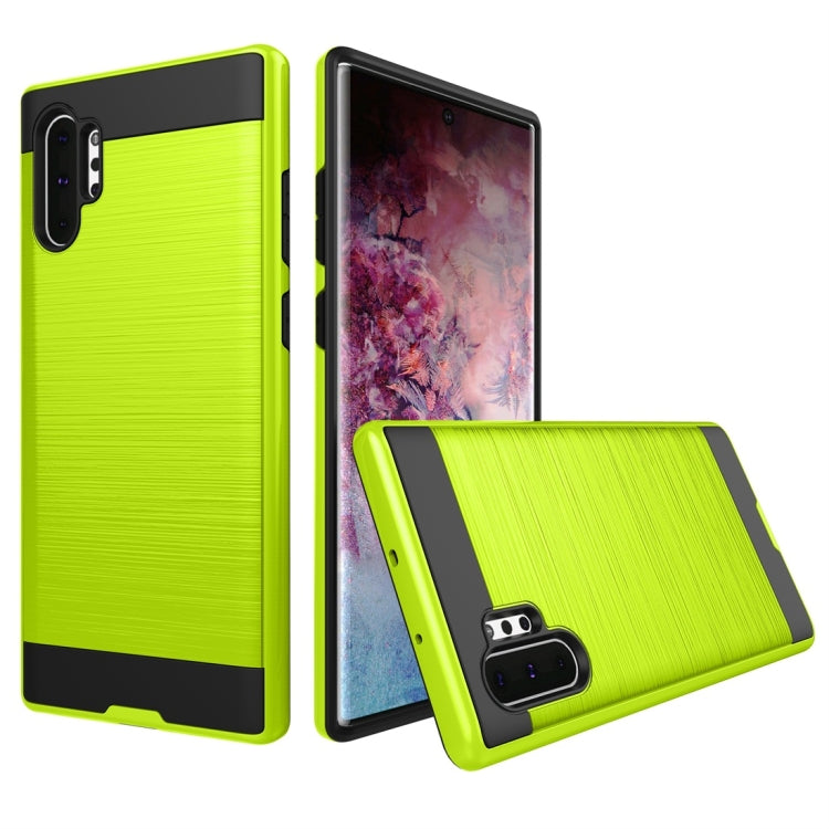 Brushed Texture Shockproof Rugged Armor Protective Case for Galaxy Note 10 Pro