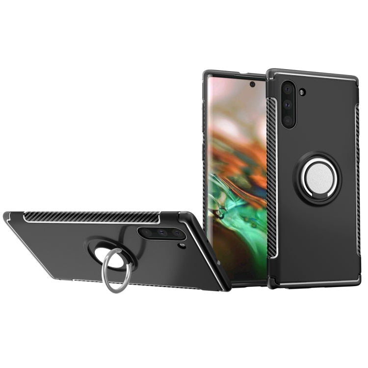 Magnetic 360 Degrees Rotation Ring Armor Phone Protective Case for Galaxy Note 10