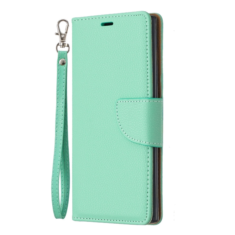 Litchi Texture Pure Color Horizontal Flip PU Leather Case with Holder & Card Slots & Wallet & Lanyard for Galaxy Note10