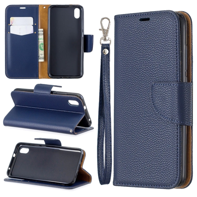 Litchi Texture Pure Color Horizontal Flip PU Leather Case with Holder & Card Slots & Wallet & Lanyard for Xiaomi Redmi 7A