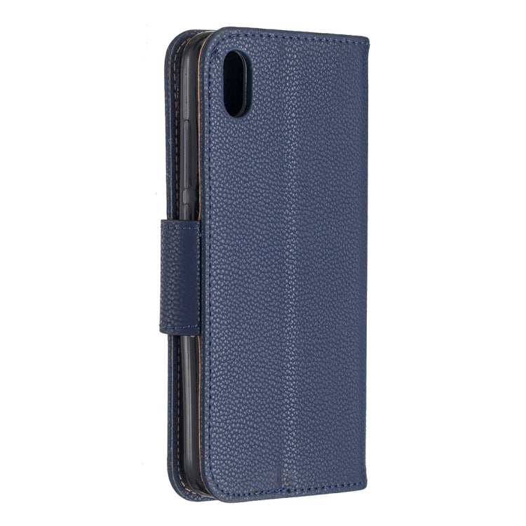 Litchi Texture Pure Color Horizontal Flip PU Leather Case with Holder & Card Slots & Wallet & Lanyard for Xiaomi Redmi 7A