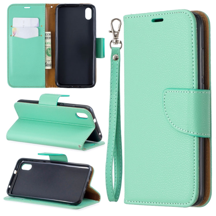 Litchi Texture Pure Color Horizontal Flip PU Leather Case with Holder & Card Slots & Wallet & Lanyard for Xiaomi Redmi 7A