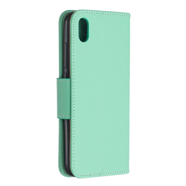 Litchi Texture Pure Color Horizontal Flip PU Leather Case with Holder & Card Slots & Wallet & Lanyard for Xiaomi Redmi 7A