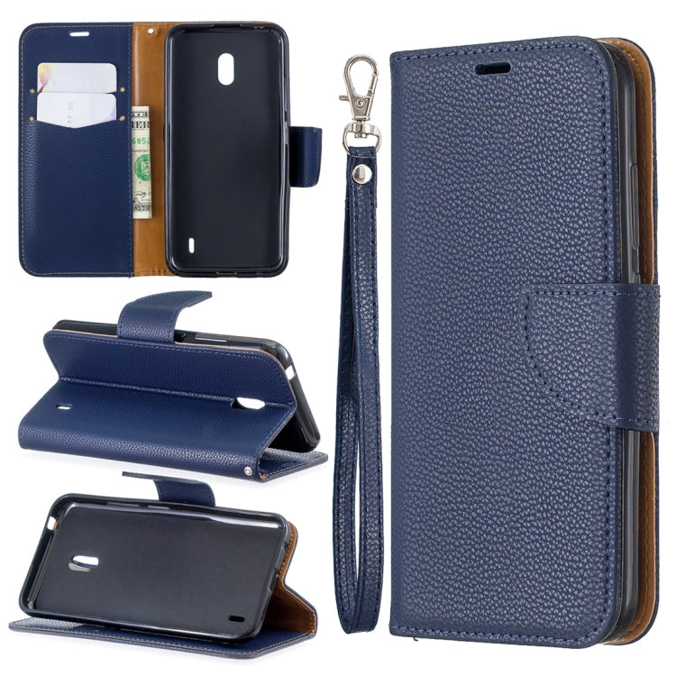 Litchi Texture Pure Color Horizontal Flip PU Leather Case with Holder & Card Slots & Wallet & Lanyard for Nokia 2.2