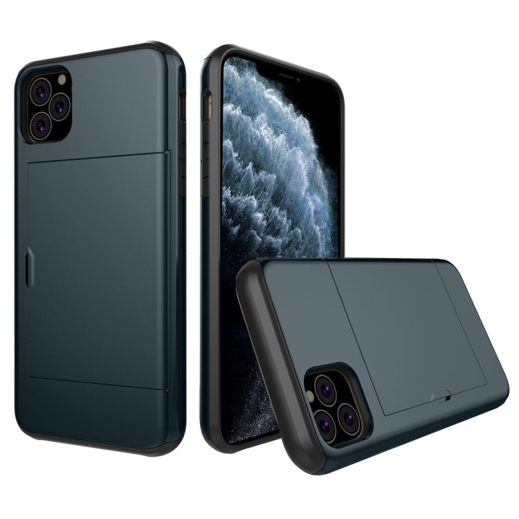 For iPhone 11 Pro Shockproof Rugged Armor Protective Case with Card Slot