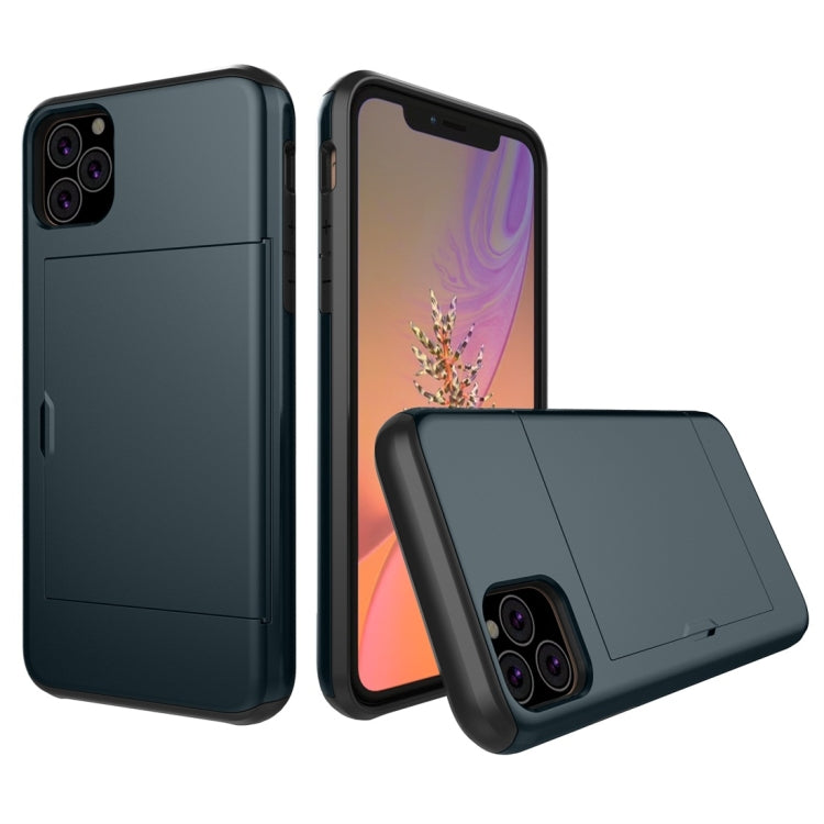 For iPhone 11 Pro Shockproof Rugged Armor Protective Case with Card Slot