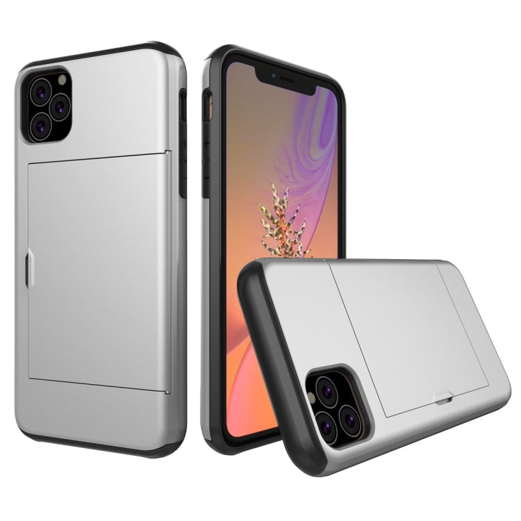 For iPhone 11 Pro Shockproof Rugged Armor Protective Case with Card Slot