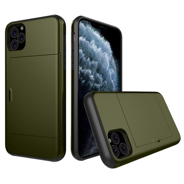 For iPhone 11 Pro Shockproof Rugged Armor Protective Case with Card Slot