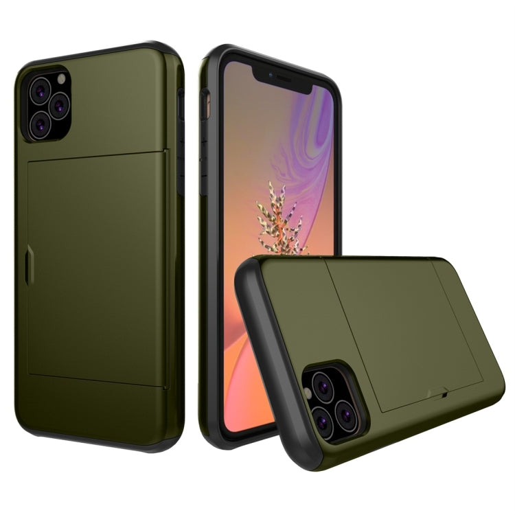 For iPhone 11 Pro Shockproof Rugged Armor Protective Case with Card Slot