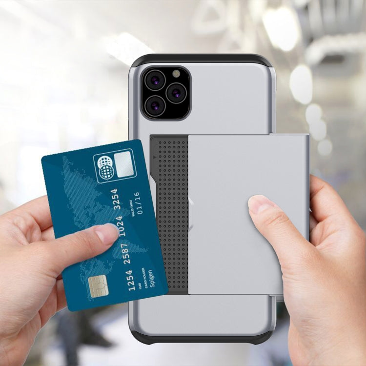 For iPhone 11 Pro Shockproof Rugged Armor Protective Case with Card Slot