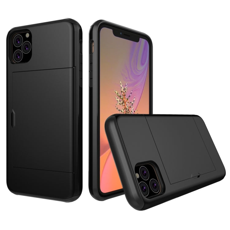 For iPhone 11 Pro Max Shockproof Rugged Armor Protective Case with Card Slot