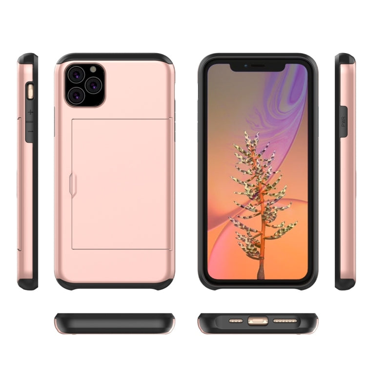 For iPhone 11 Pro Max Shockproof Rugged Armor Protective Case with Card Slot