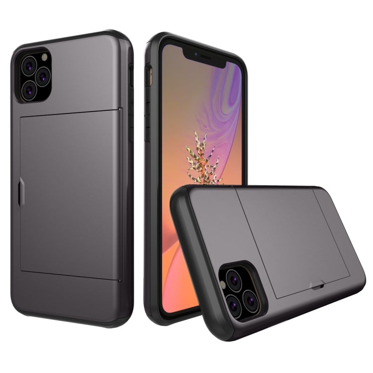 For iPhone 11 Pro Max Shockproof Rugged Armor Protective Case with Card Slot