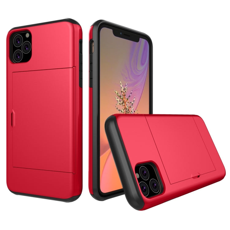 For iPhone 11 Pro Max Shockproof Rugged Armor Protective Case with Card Slot