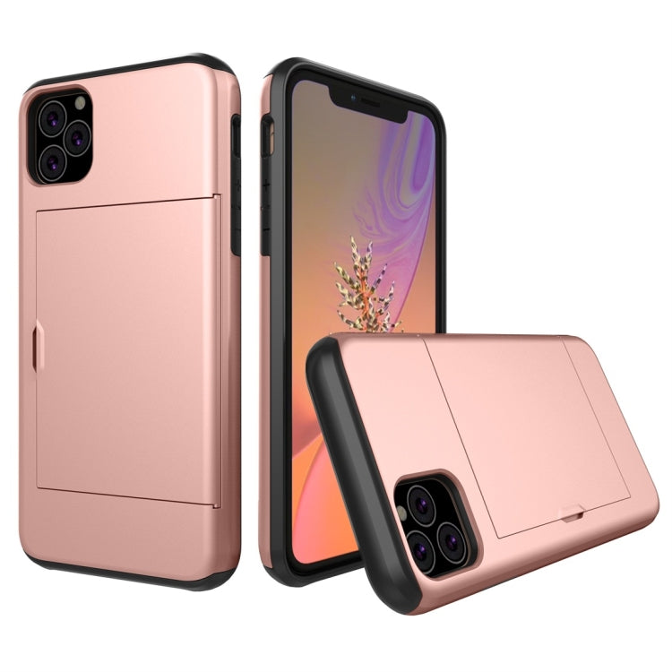 For iPhone 11 Pro Max Shockproof Rugged Armor Protective Case with Card Slot