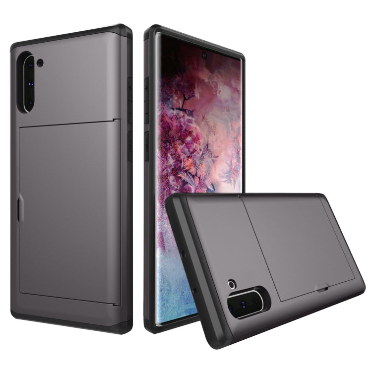 Shockproof Rugged Armor Protective Case with Card Slot for Galaxy Note 10