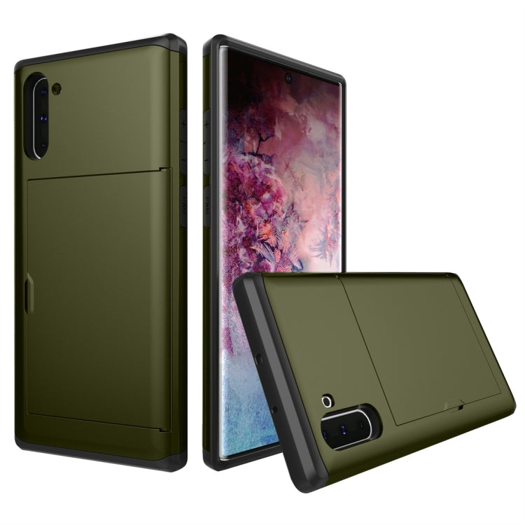 Shockproof Rugged Armor Protective Case with Card Slot for Galaxy Note 10