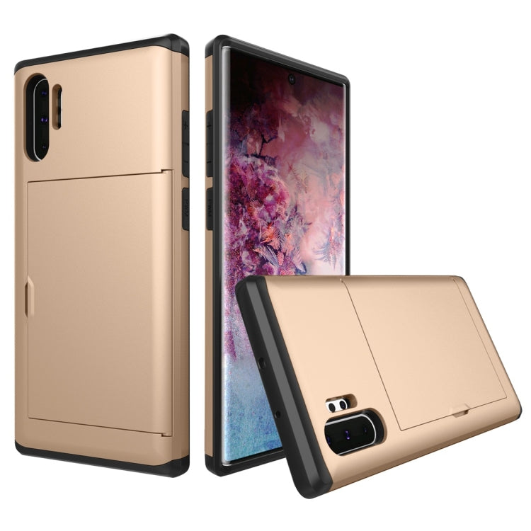 Shockproof Rugged Armor Protective Case with Card Slot for Galaxy Note 10 Pro