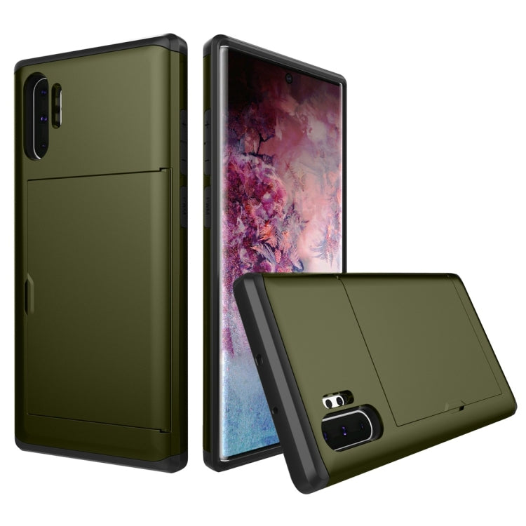 Shockproof Rugged Armor Protective Case with Card Slot for Galaxy Note 10 Pro