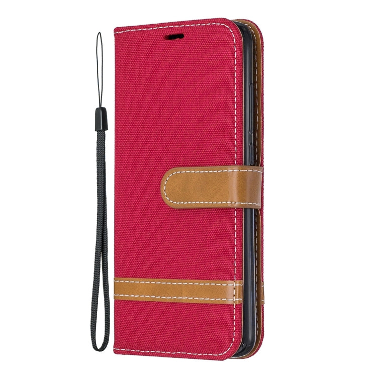 Color Matching Denim Texture Horizontal Flip Leather Case with Holder & Card Slots & Wallet & Lanyard for Xiaomi Redmi 7A