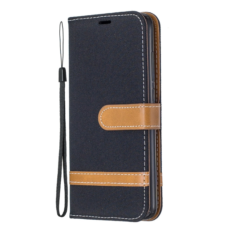 Color Matching Denim Texture Horizontal Flip Leather Case with Holder & Card Slots & Wallet & Lanyard for Xiaomi Redmi 7A