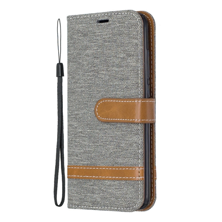 Color Matching Denim Texture Horizontal Flip Leather Case with Holder & Card Slots & Wallet & Lanyard for Xiaomi Redmi 7A