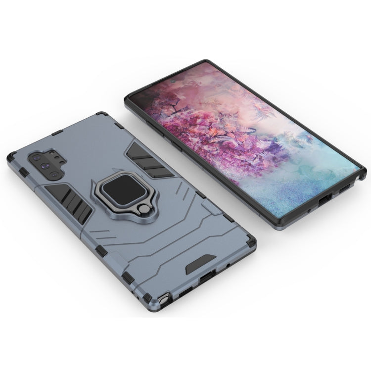 PC + TPU Shockproof Protective Case with Magnetic Ring Holder for Galaxy Note10 Pro