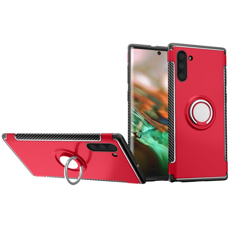 Magnetic Armor Protective Case with 360 Degree Rotation Ring Holder For Galaxy Note 10