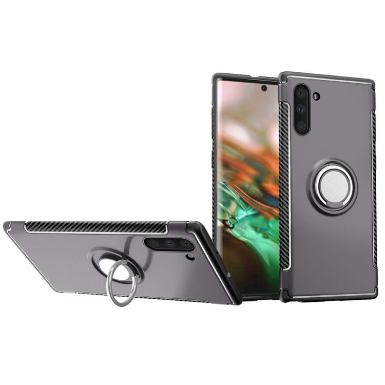 Magnetic Armor Protective Case with 360 Degree Rotation Ring Holder For Galaxy Note 10