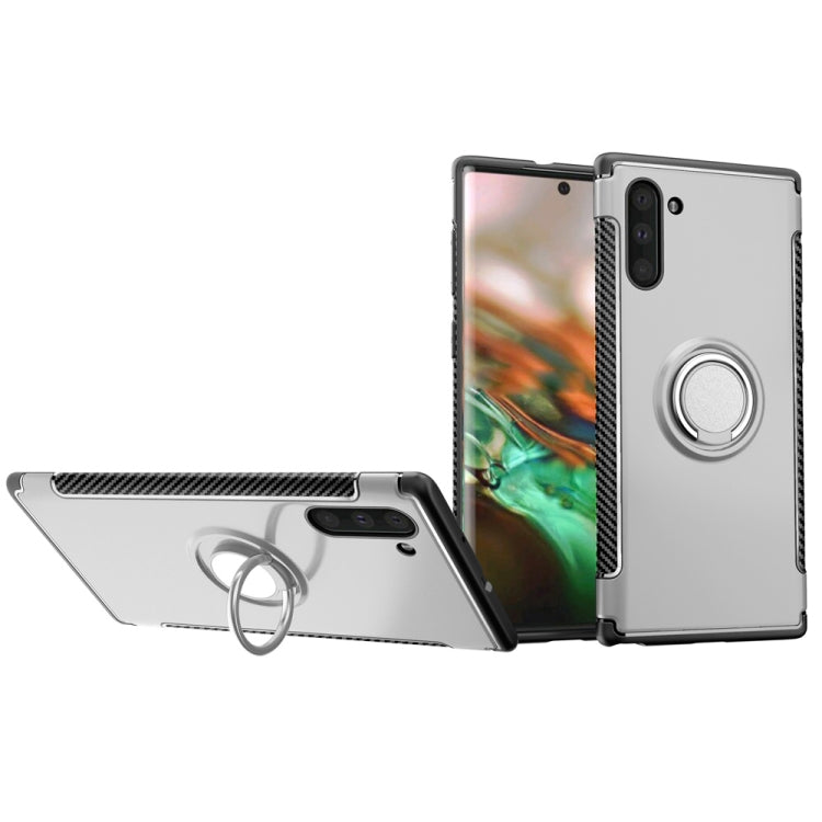 Magnetic Armor Protective Case with 360 Degree Rotation Ring Holder For Galaxy Note 10