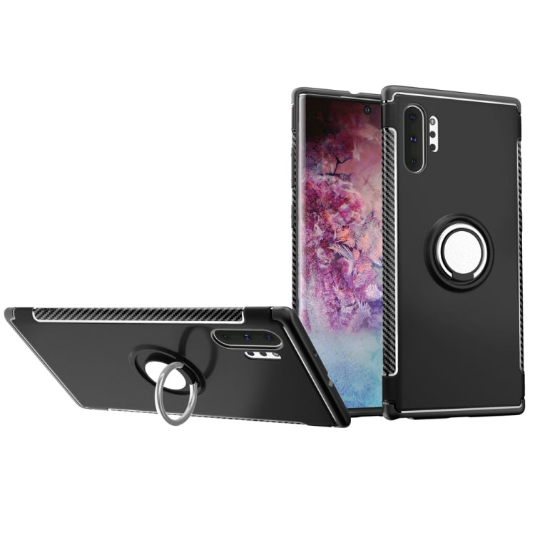 Magnetic Armor Protective Case with 360 Degree Rotation Ring Holder For Galaxy Note 10 Pro