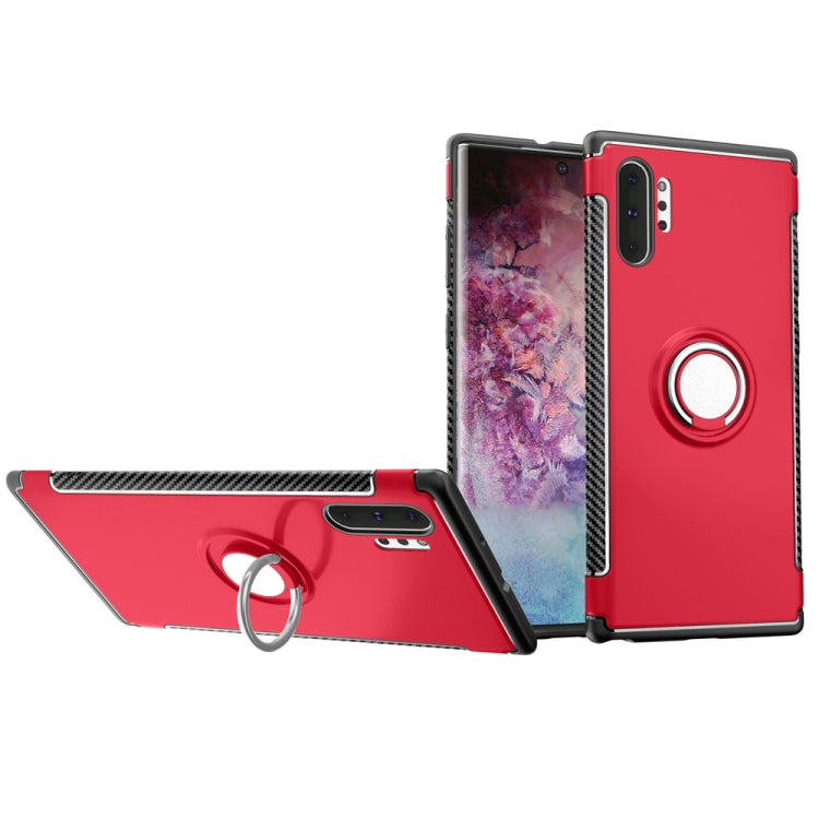 Magnetic Armor Protective Case with 360 Degree Rotation Ring Holder For Galaxy Note 10 Pro