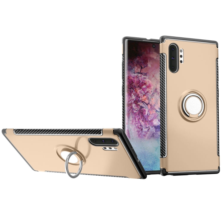 Magnetic Armor Protective Case with 360 Degree Rotation Ring Holder For Galaxy Note 10 Pro