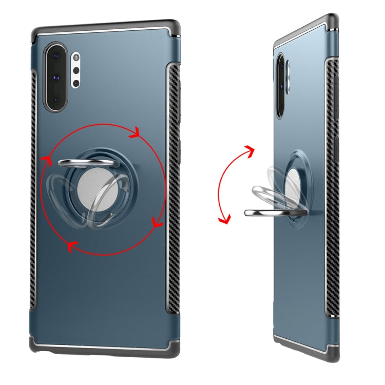 Magnetic Armor Protective Case with 360 Degree Rotation Ring Holder For Galaxy Note 10 Pro