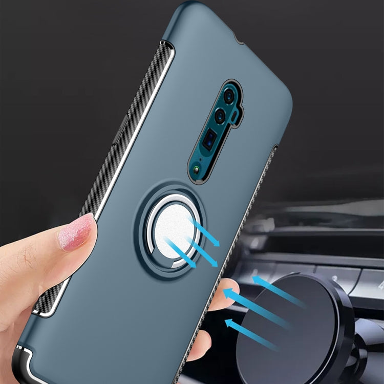 Magnetic Armor Protective Case with 360 Degree Rotation Ring Holder For OPPO Reno 10x zoom