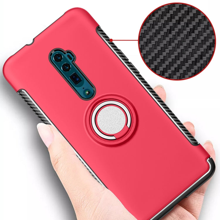 Magnetic Armor Protective Case with 360 Degree Rotation Ring Holder For OPPO Reno 10x zoom