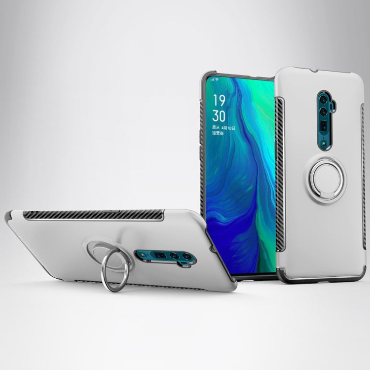 Magnetic Armor Protective Case with 360 Degree Rotation Ring Holder For OPPO Reno 10x zoom