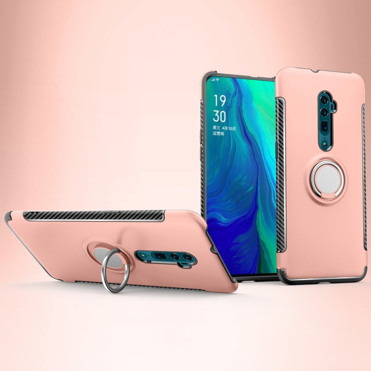Magnetic Armor Protective Case with 360 Degree Rotation Ring Holder For OPPO Reno 10x zoom